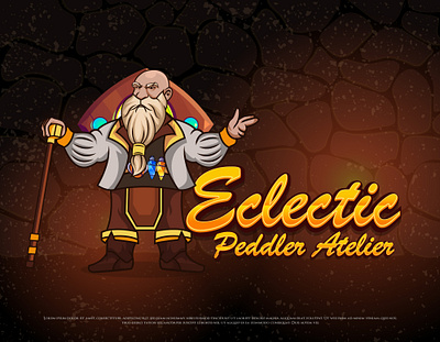 Electric Peddler Atelier Logo branding character design design electric graphic design illustration logo peddler
