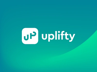 Uplifty logo design app blockchain branding ecolution finance growth icon lettering lift logo monogram progression smart statistics stats technology timeless up