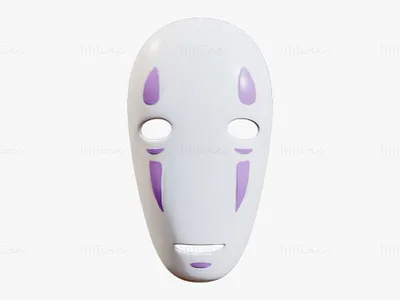 No Face Mask 3D Model - Spirited Away
