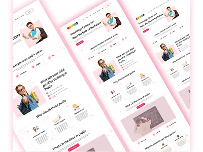 Children E-learning Landing page children children landing page children learning app children website e learning website e learning e learning landing page kids kids e learning website kids learning kids website landing page learning app learning landing page learning website ui uiux ux website