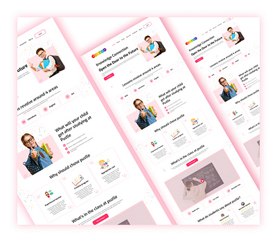 Children E-learning Landing page children children landing page children learning app children website e learning website e learning e learning landing page kids kids e learning website kids learning kids website landing page learning app learning landing page learning website ui uiux ux website