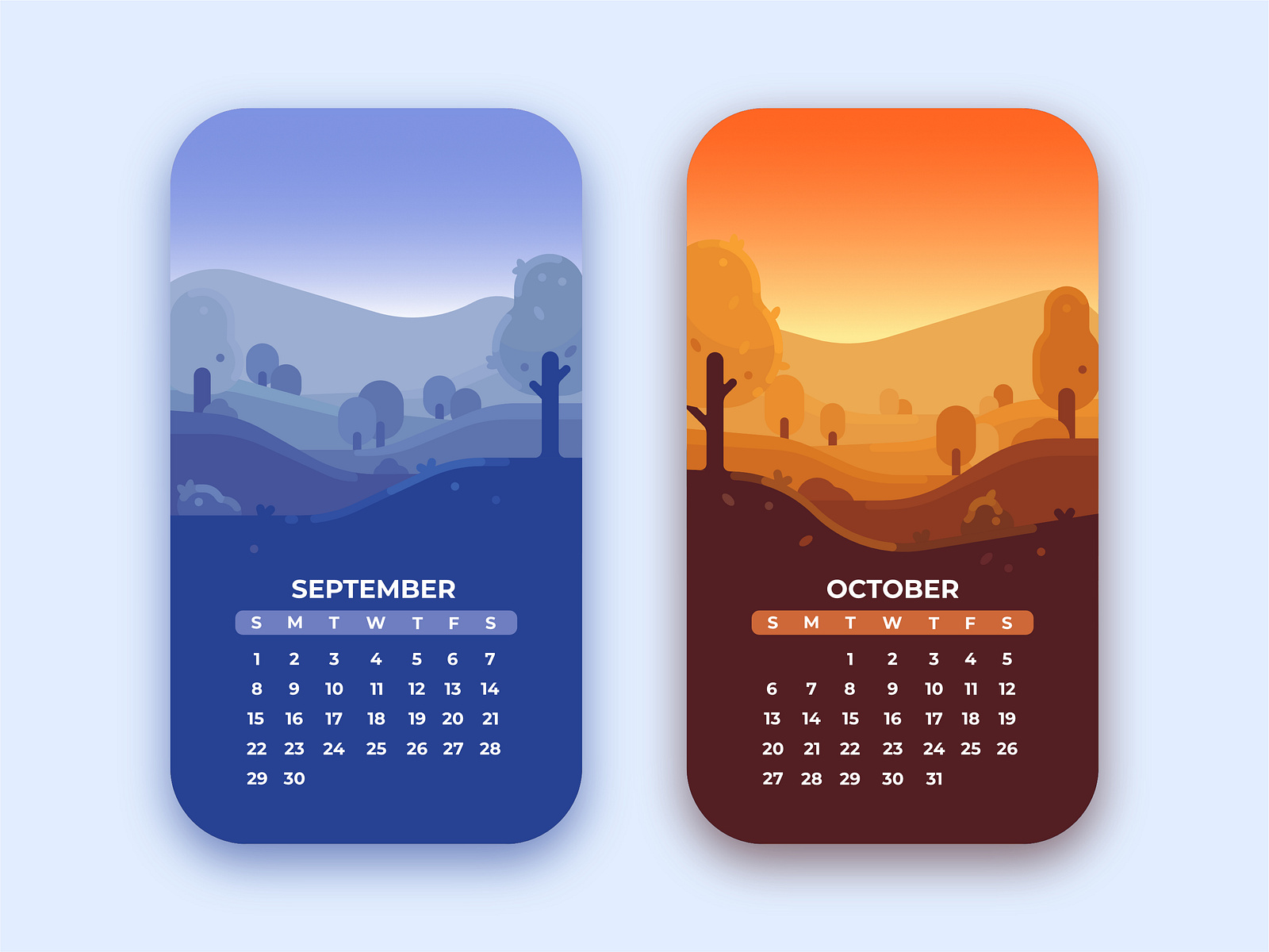 2024 Calendar Design by Alisher Isagaliev on Dribbble