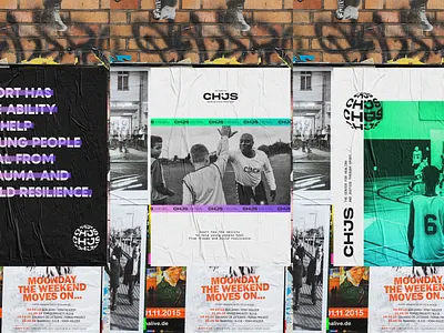 CHJS — Urban Resonance Posters branding photography posters promotional typography