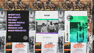 CHJS — Urban Resonance Posters branding photography posters promotional typography