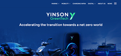 Yinson GreenTech web design