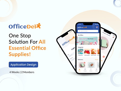OfficeDel UI/UX app design branding graphic design uiux uiux design website design