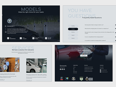 Ennovaty - Website Exploration electric car ev ev car ui design ux design web design web design agency webflow