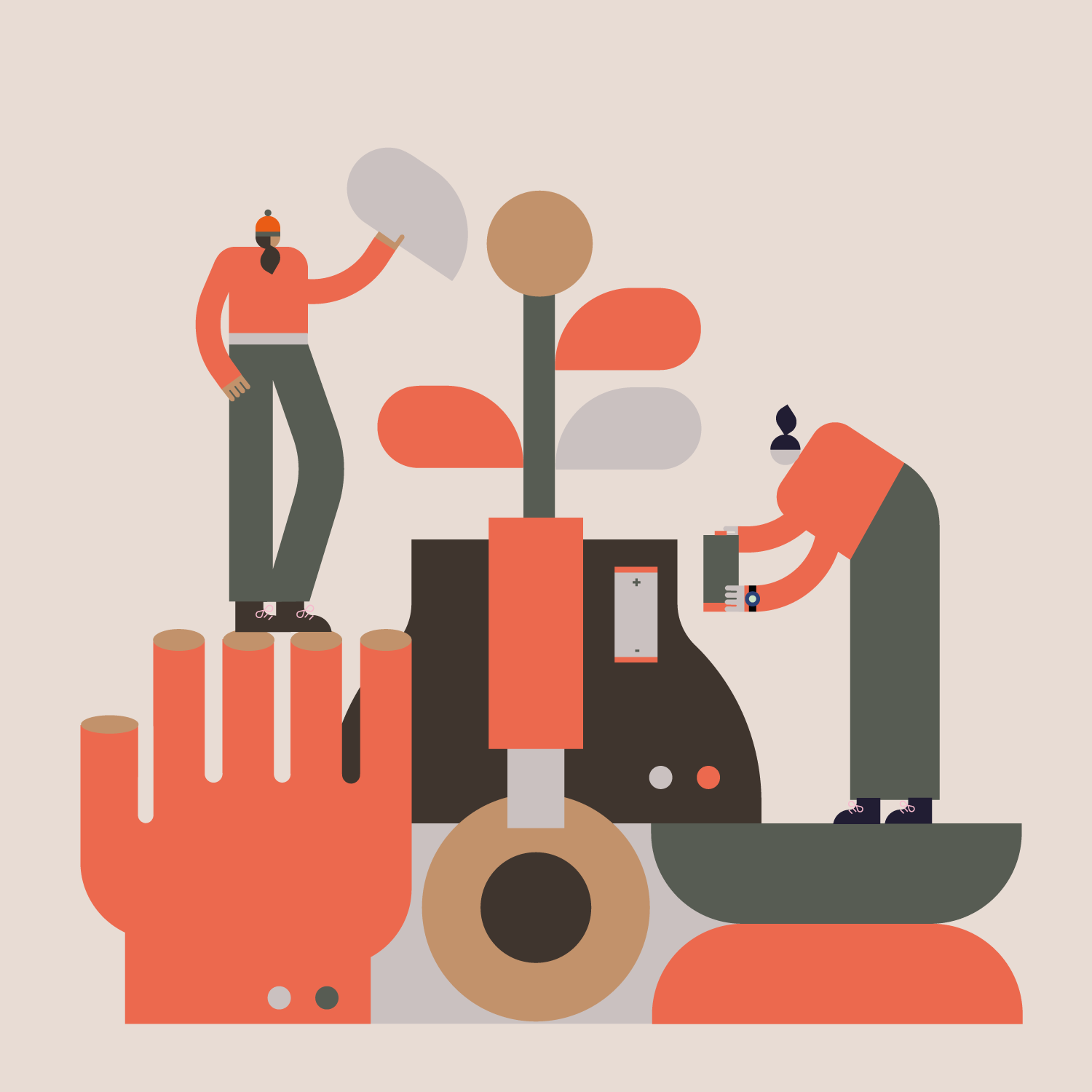 Working together by Stereoplastika on Dribbble