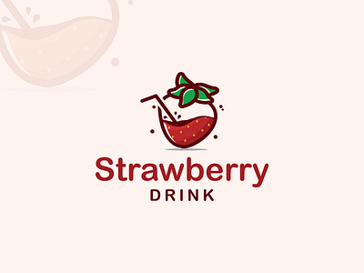 Juice Logo! drinks juice juice logo smoothie strawberry strawberry drinks strawberry drinks logo strawberry juice strawberry logo