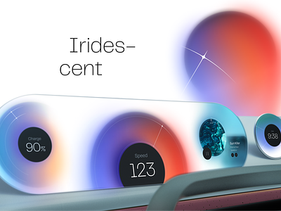 Irides-cent HMI concept automotive car car interface cluster colors concept dashboard design display eye fpk gauge graphic design hmi instrument cluster interface iris ui ux vehicle