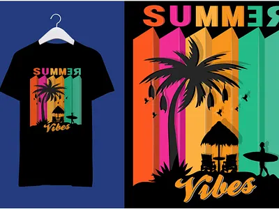 Summer T-shirt Design. adobe apearel branding design graphic design illustration logo offroad t shirt design photoshop summer modern design summer t shirts t shirt design typography ui vintage summer