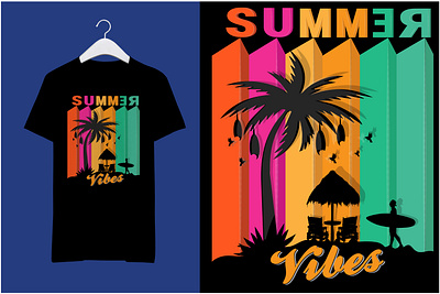 Summer T-shirt Design. adobe apearel branding design graphic design illustration logo offroad t shirt design photoshop summer modern design summer t shirts t shirt design typography ui vintage summer