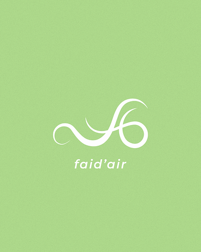 Faid'Air air art branding design designer green illustration logo logotype sustainable