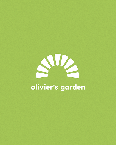 Olivier's Garden animation app art branding design designer french garden graphic design green icon illustration logo logotype minimal typography ui ux vector website