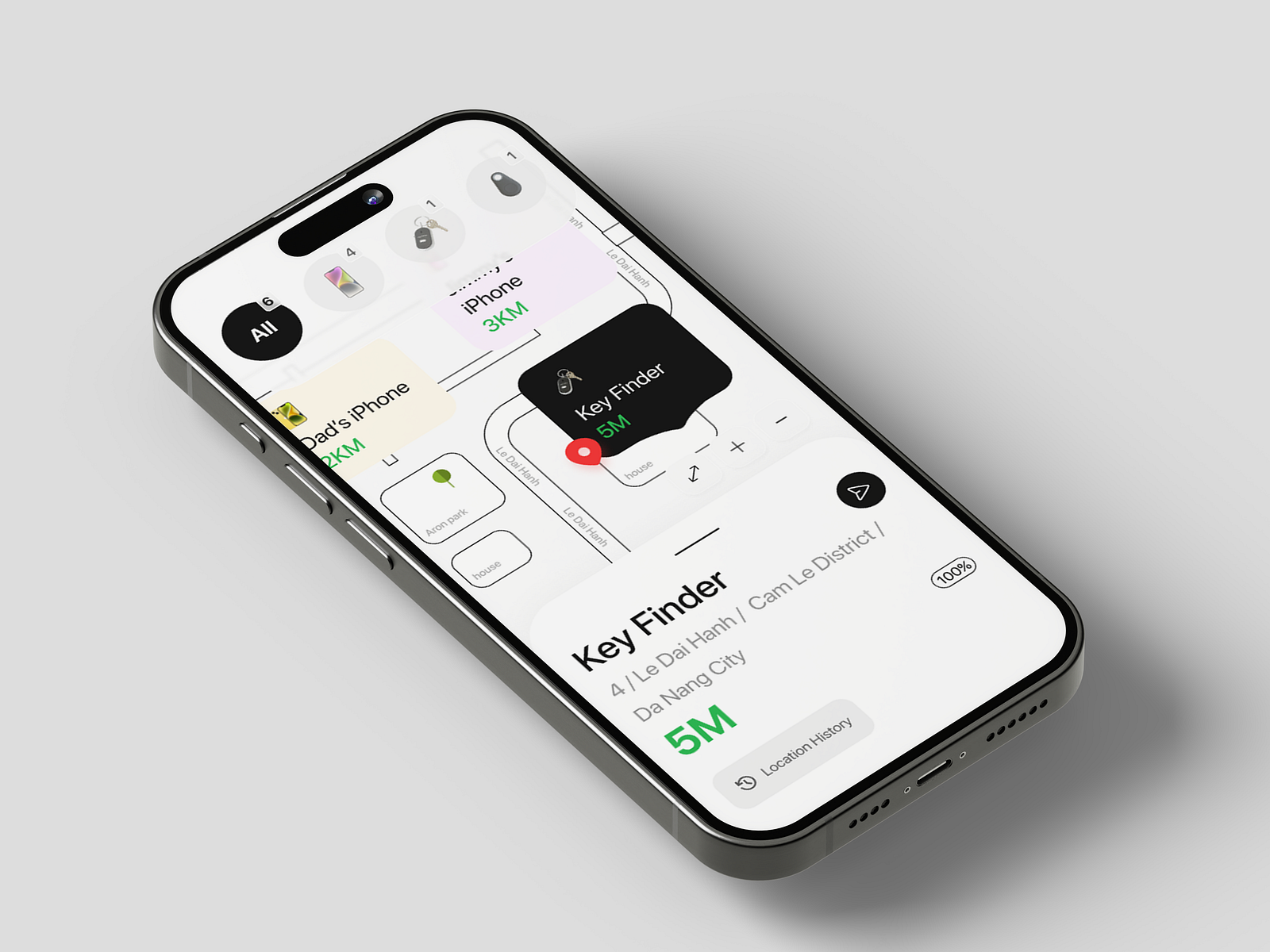 Location Tracker UI Design by Dang Ngoc Tri on Dribbble