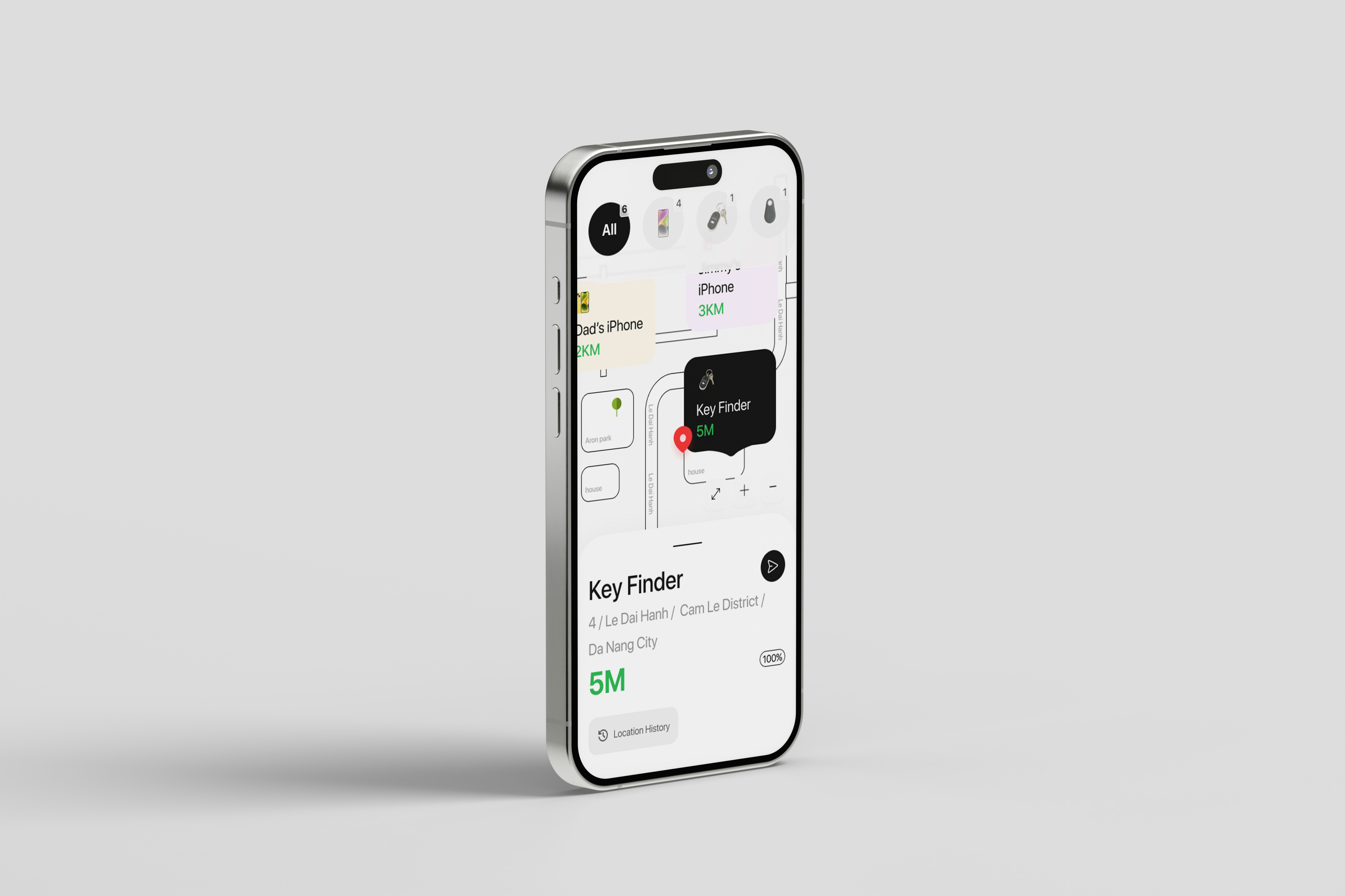 Location Tracker UI Design by Dang Ngoc Tri on Dribbble