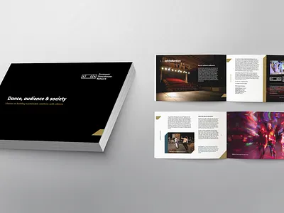 Publication design for EDN (European Dancehouse Network) art direction book design indesign layout publication design typography