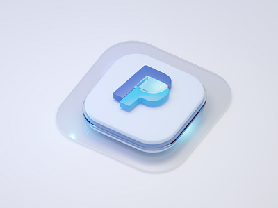 PayPal.app 3d branding graphic design logo ui