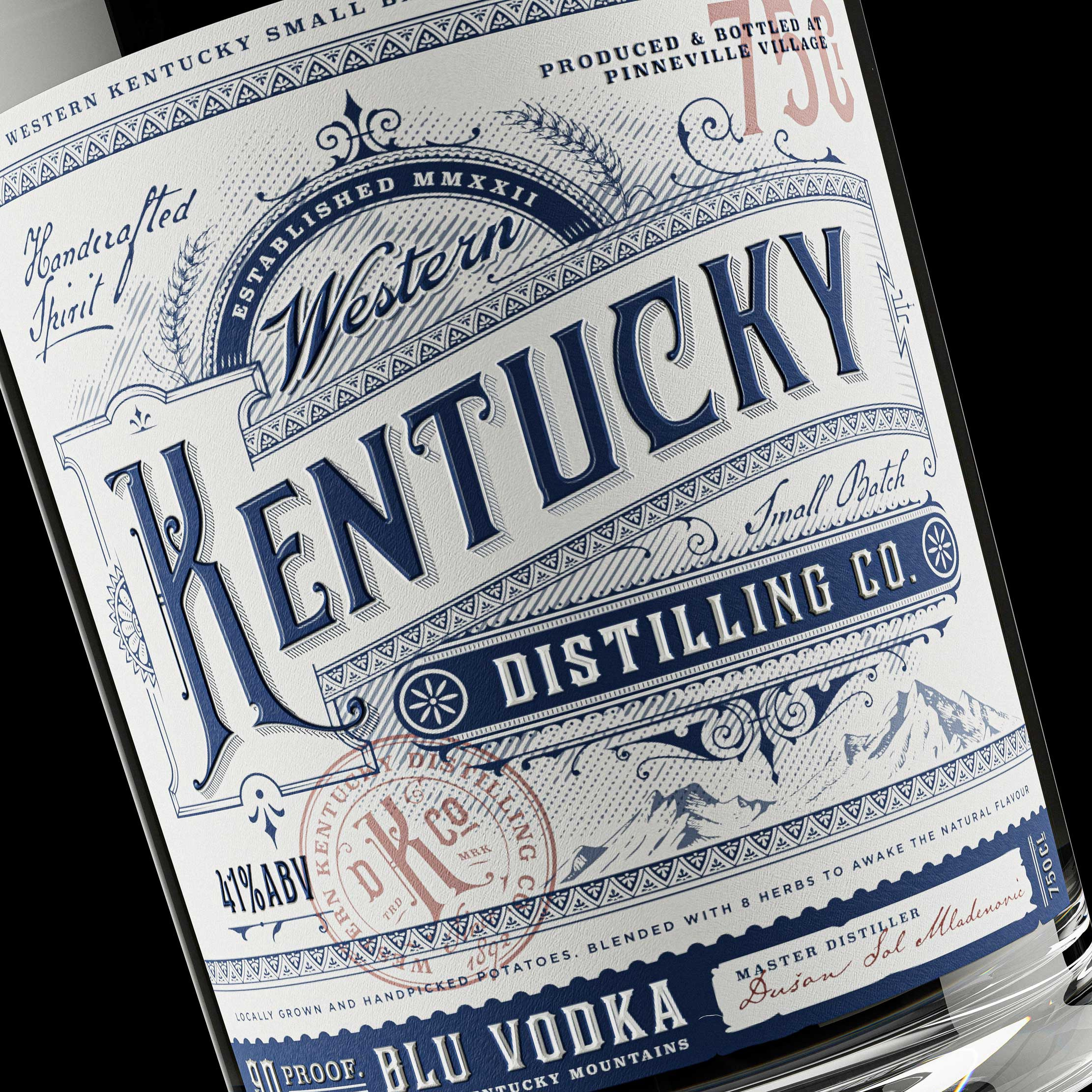 Western Kentucky Distilling Co. brand identity brandin label design packaging packaging design packaging label typeface typography victorian vintage design vintage logo