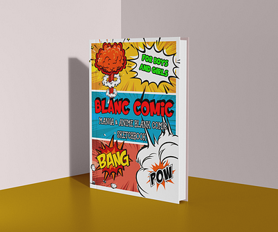 Blanc comic book book bookcover booktemplate comic comicbook cover graphic design