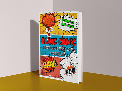 Blanc comic book book bookcover booktemplate comic comicbook cover graphic design