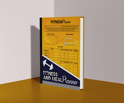 Fitness Planner book book cover fitness graphic design logo planner