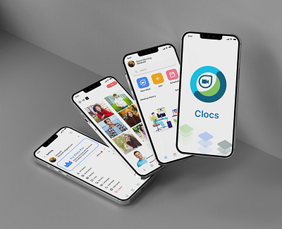 Clocs AppDesign branding design logo newdesign ui uidesign uiux