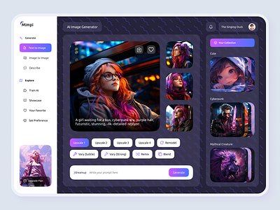 AI Image Prompt Creator ai design image generator ui ux