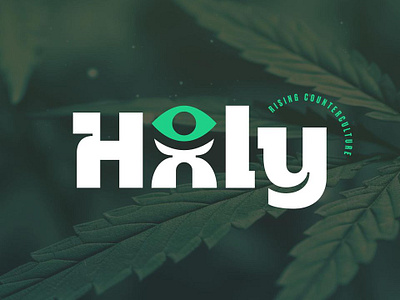 🍃 HXLY - CBD Branding Project brand branding cbd eye green huxley hxly leaf logo marijuana merch nature stamp tribal vector vision x