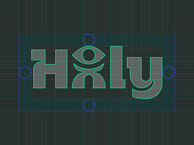 🍃 HXLY - CBD Branding Project brand branding cbd eye graphic design green hxly joint logo marijuana tribal vector
