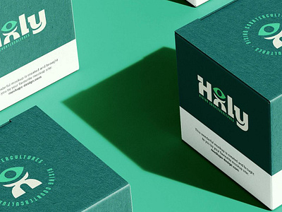 🍃 HXLY - CBD Branding Project box brand branding cbd eye green huxley hxly joint marijuana merch packaging