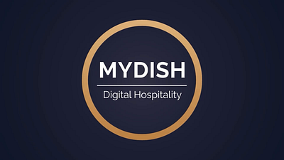 Logo Animation - MyDish | Fortune Motion 2d animation 2d logo animation animated logo animation brand branding design fortune motion illustration ui