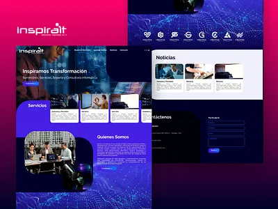 Web design from Inspira It ui uiux uxui web design wordpress