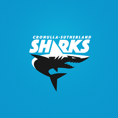 Cronulla - Sutherland Sharks animated animation cronulla design football illustration logo rugby shark sharks sutherland