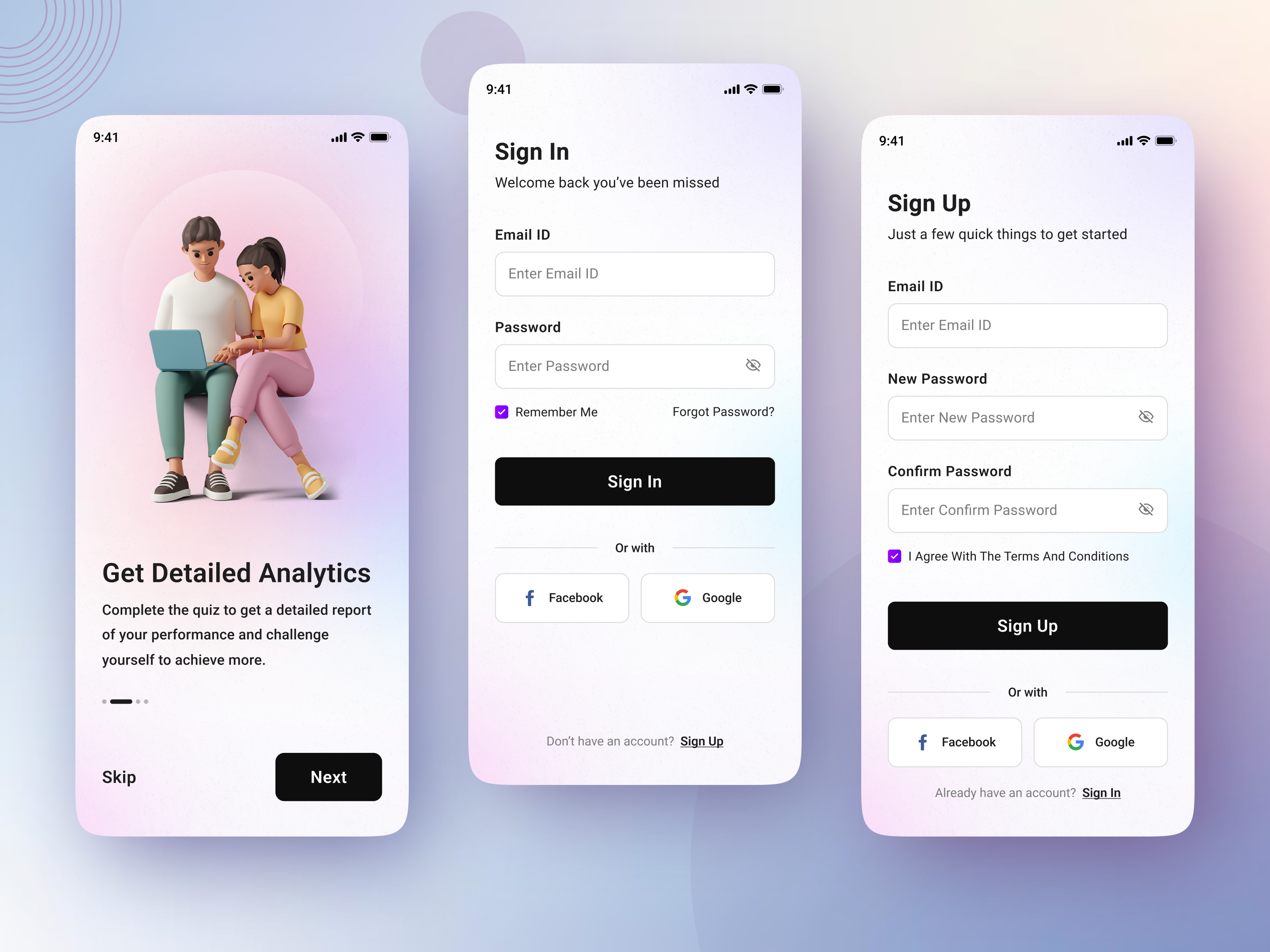 Example of Mobile App Design For I Os & Android