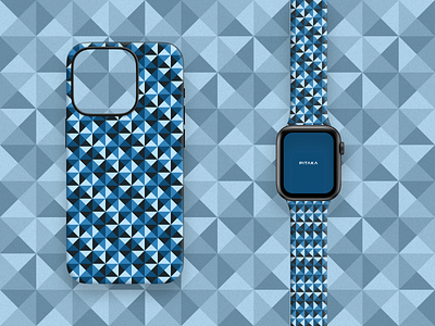 Dnipro - iPhone Case & Watch Band Pitaka apple apple watch band behance branding case concept create design dnipro dribbble figma graphic design iphone logo pitaka strap ukraine vector