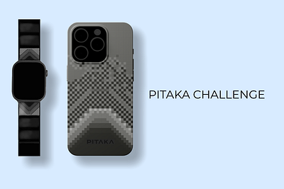 PITAKA Case Challenge by ME applewatch challenge graphic design phonecase pitaka pixel