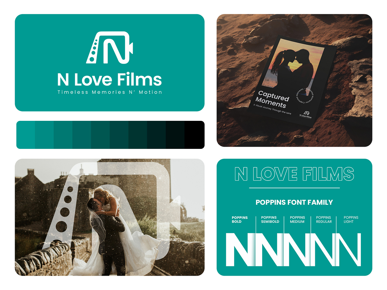 films logo | N Love Films | logo design by Hassam Rashid on Dribbble