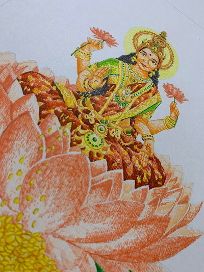 Goddess Saraswati goddess graphic design illustration