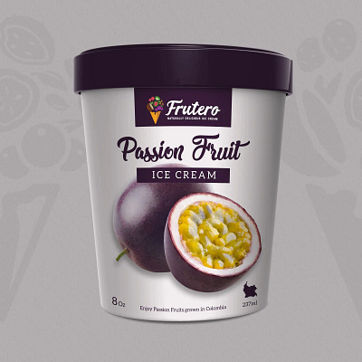 ice cream branding graphic design