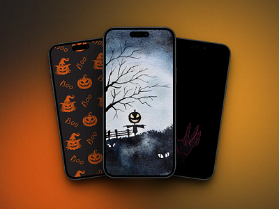 Halloween Phone Wallpapers free graphic design ps