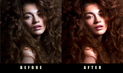Hair retouching beauty design graphic design hair retouching photo editing photo retouching photoshop portrait retouch retouching