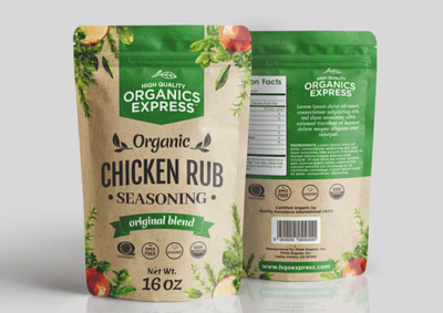 Design Chicken Rub graphic design