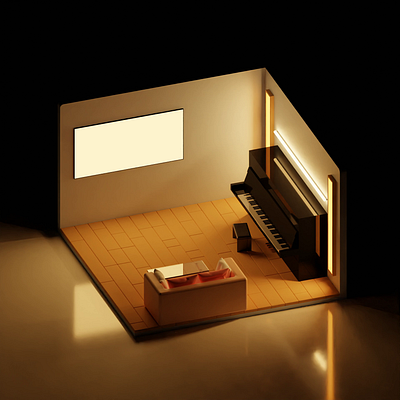 The Studio 3d art artwork blender digitalart indoor render