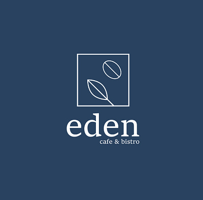 EDEN - Luxury cafe and bistro, Logo design, identity bistro cafe coffee design designer eden graficky dizajner grafik logo logo designer logotype piestany slovakia slovensko