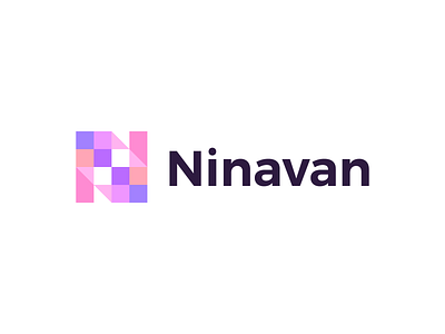 Ninavan brand branding design graphic design logo logo design minimal modern n logo ninavan