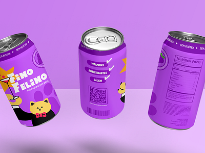 Fino Felino - Conceptual packaging design dribbble flat flat design graphic design illustration illustrator packaging vector