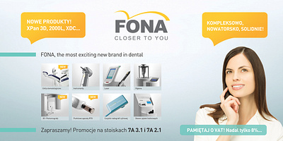 FONA by Sirona, Billboard print design, dental medical billboard design designer graficky dizajner grafik highress medical piestany print slovakia slovensko
