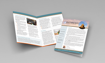 Pathways Newsletter branding graphic design newsletters product design