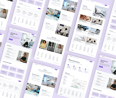 Dental clinic dental design ui ux